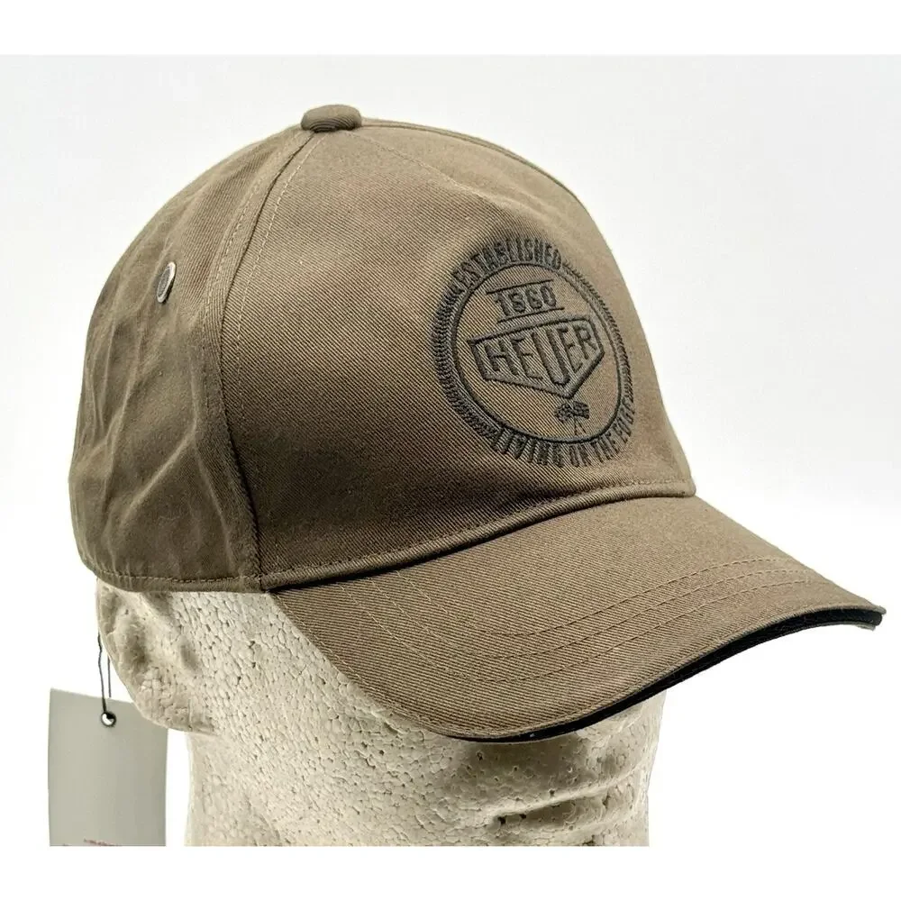 Tag Heuer Baseball Style Hat Licensed Switzerland Military Green - New With Tags